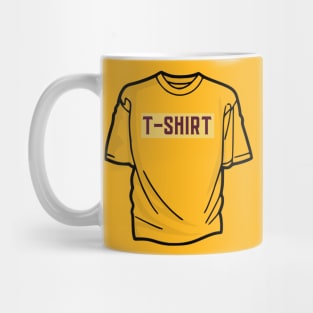 T-Shirt on a t-shirt Mug